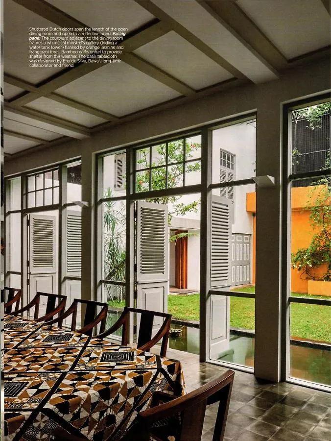 Hotel De Saram House By Geoffrey Bawa Colombo